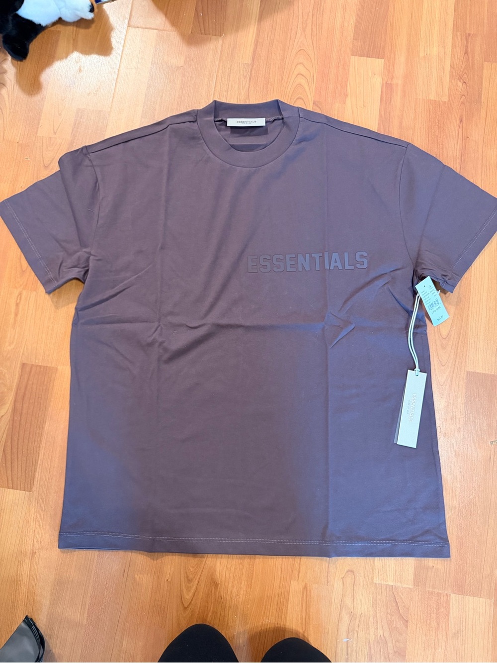 ESSENTIALS Short Sleeve Crewneck T-Shirt in Brown